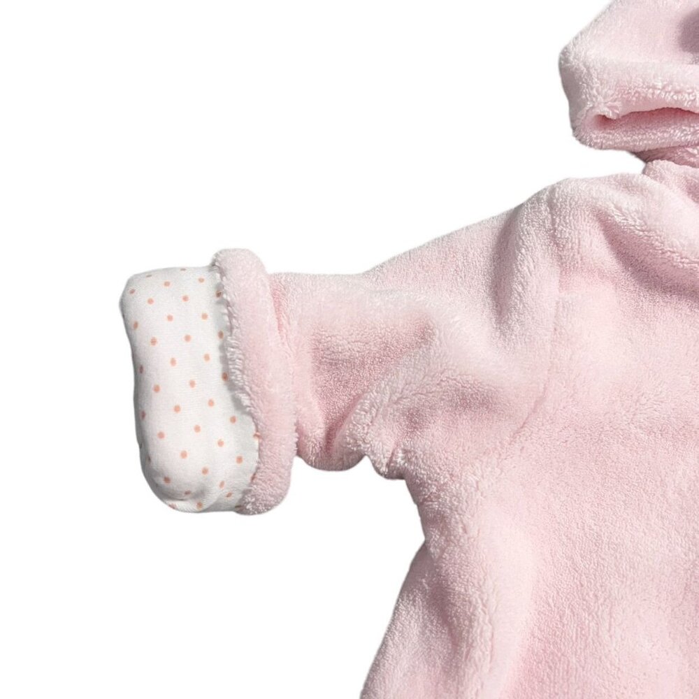Angel Dear 0-3m Pink Hooded Bunting Coat - Picture 4 of 6